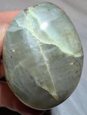 Green Moonstone Palm Stone